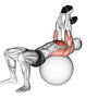 Sportif de 40 ans réalisant un dumbbell pullover avec haltères réglables FitnesStorm, sculptant poitrine, dorsaux et tronc en seulement 3 minutes.